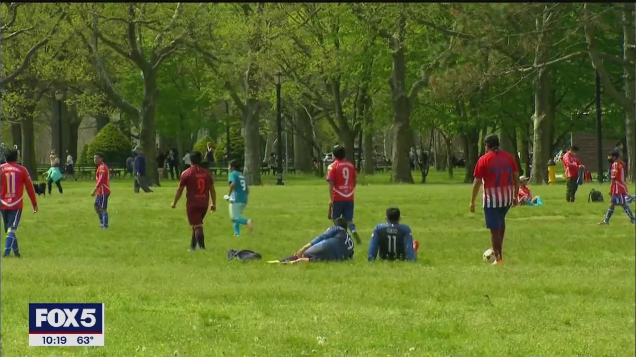 NYC may restrict how many people can be in certain parks to ensure social distancing
