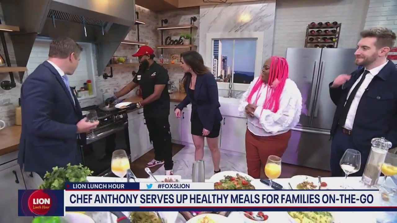 Chef Anthony serves up healthy meals for families on-the-go