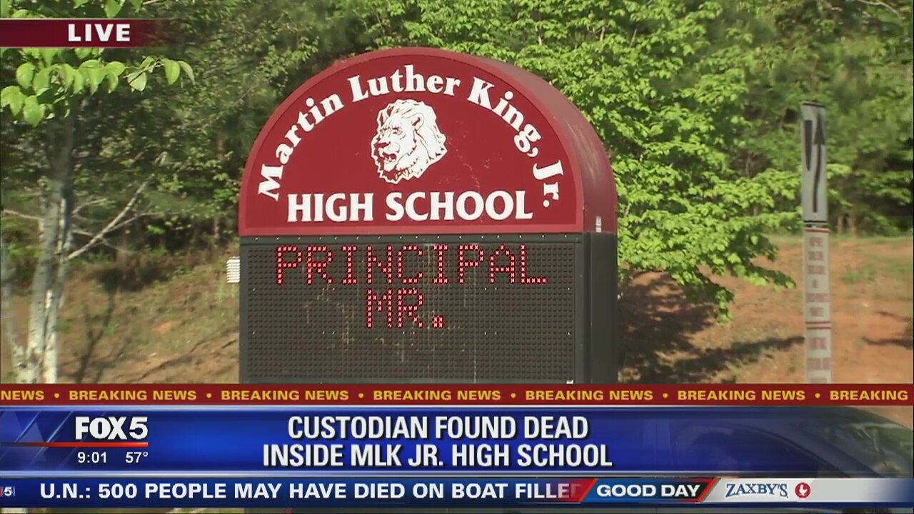 Custodian found dead inside MLK High School