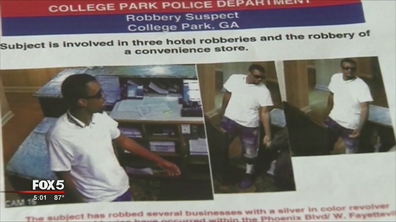 College Park police search for robbery suspect