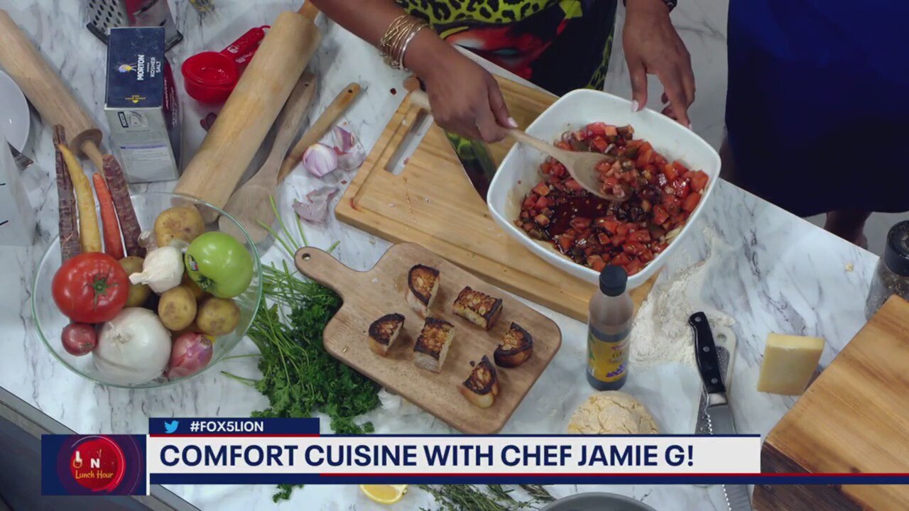 Comfort cuisine with Chef Jamie G