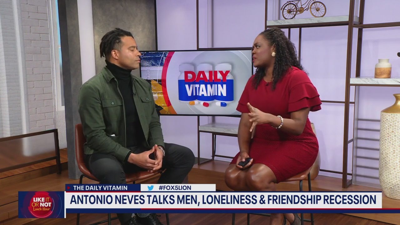 Antonio Neves talks men, loneliness and friendship recession