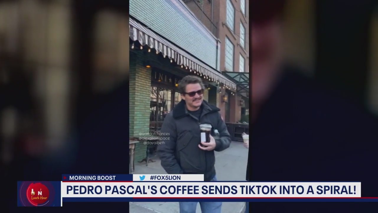 Pedro Pascal's coffee order sends TikTok into a spiral