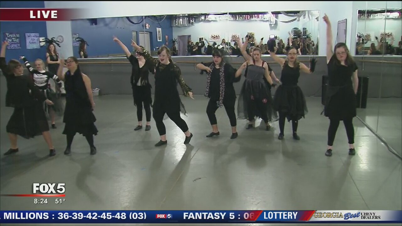 Dancers with Down Syndrome 'frolic' in Halloween performance
