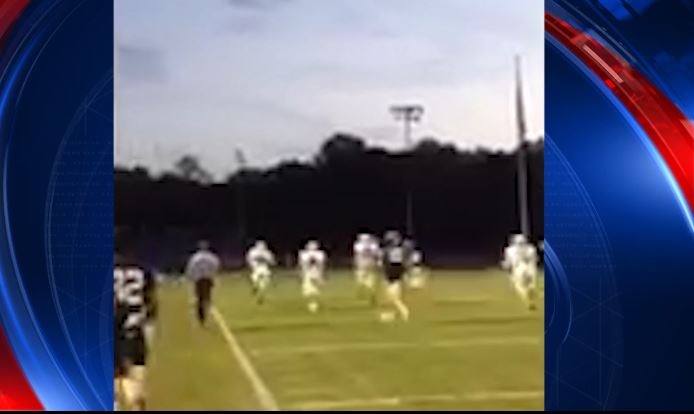 Football player with special needs scores touchdown