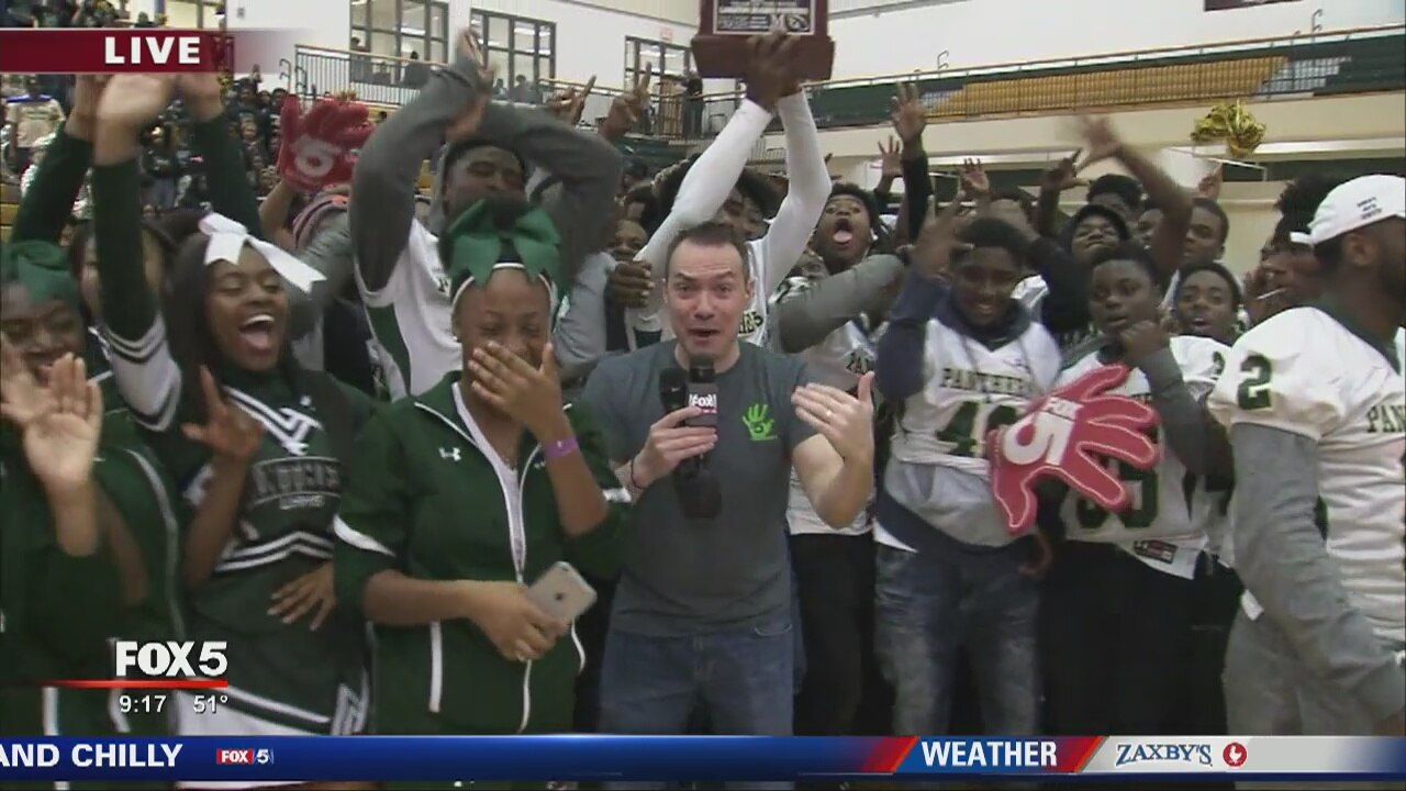 Langston Hughes High School gets TOTW trophy