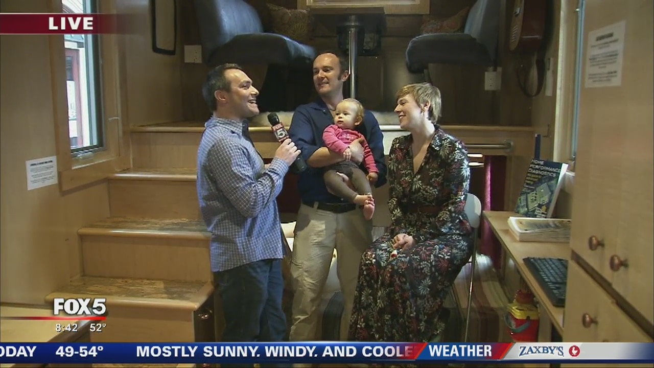 Couple brings tiny home to Atlantic Station