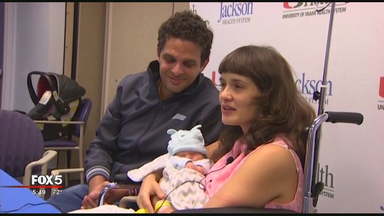 Baby and a brain tumor