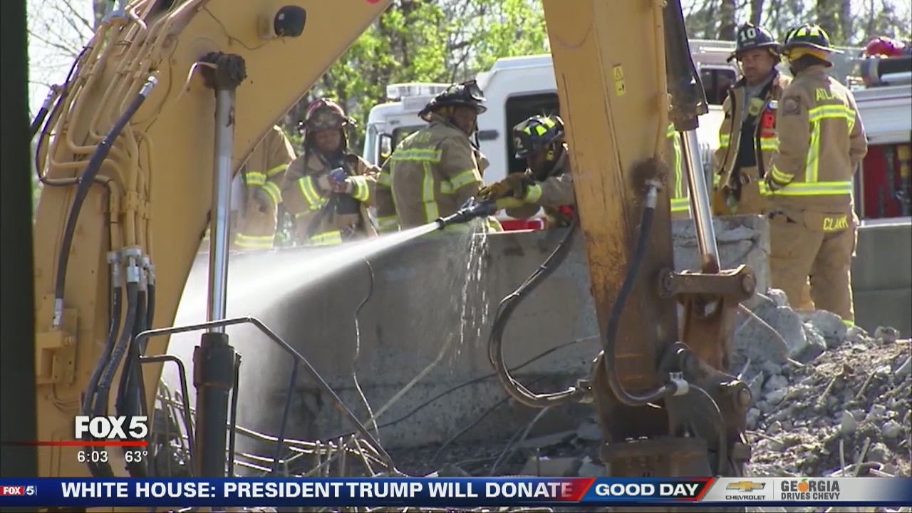 I-85 rebuilding timeline