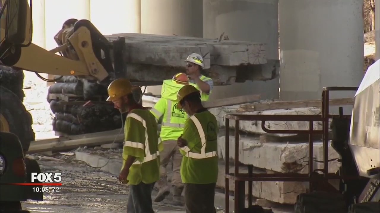 Crews aim to reopen Piedmont Road by Monday