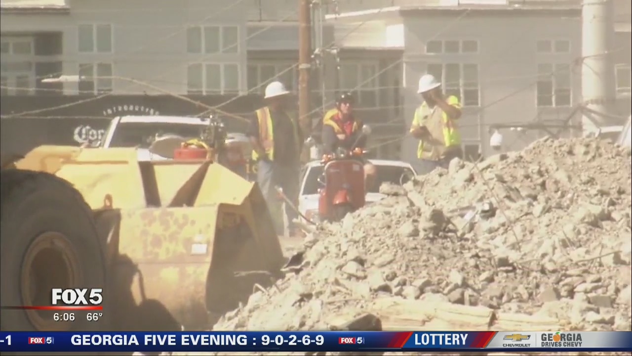 Cleanup continues after I-85 collapse