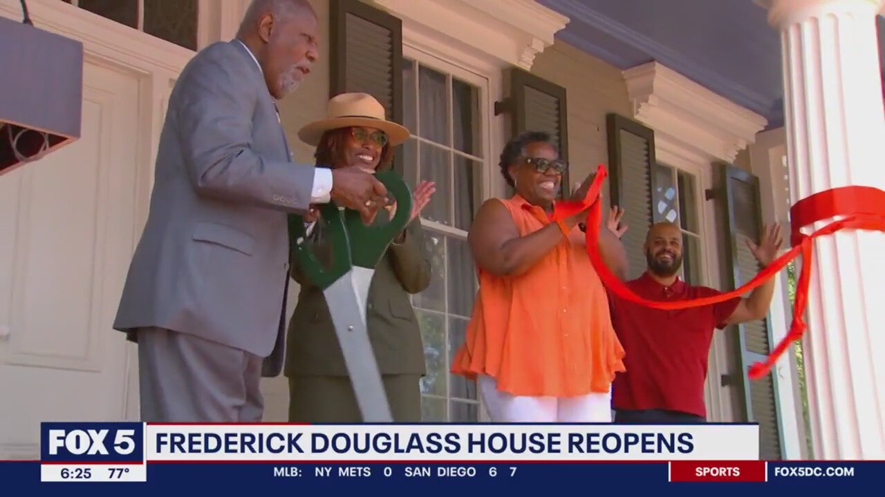Frederick Douglas house reopens