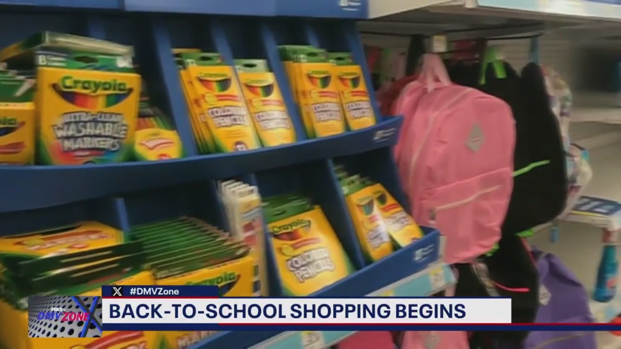 Back-to-school shopping begins