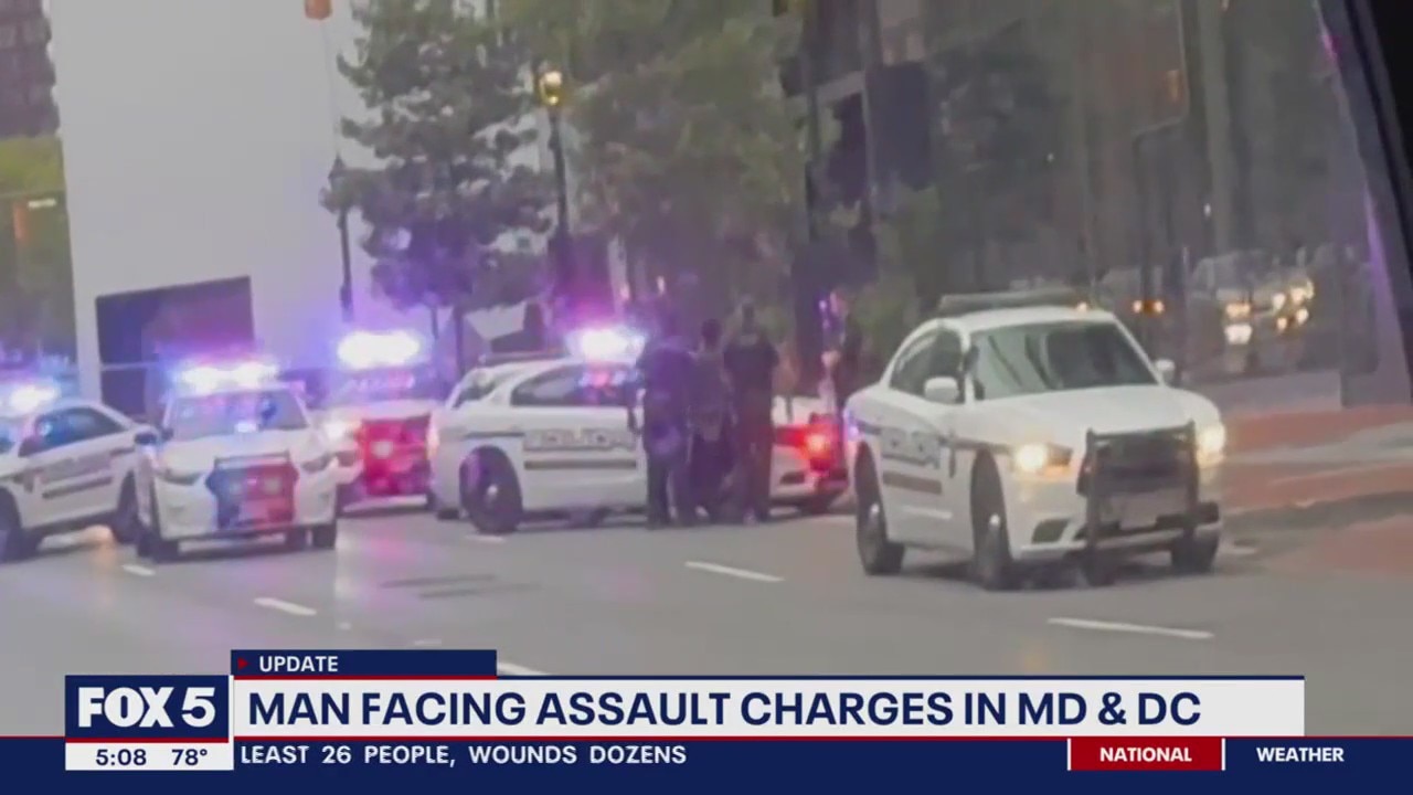 Man facing assault charges in MD and DC