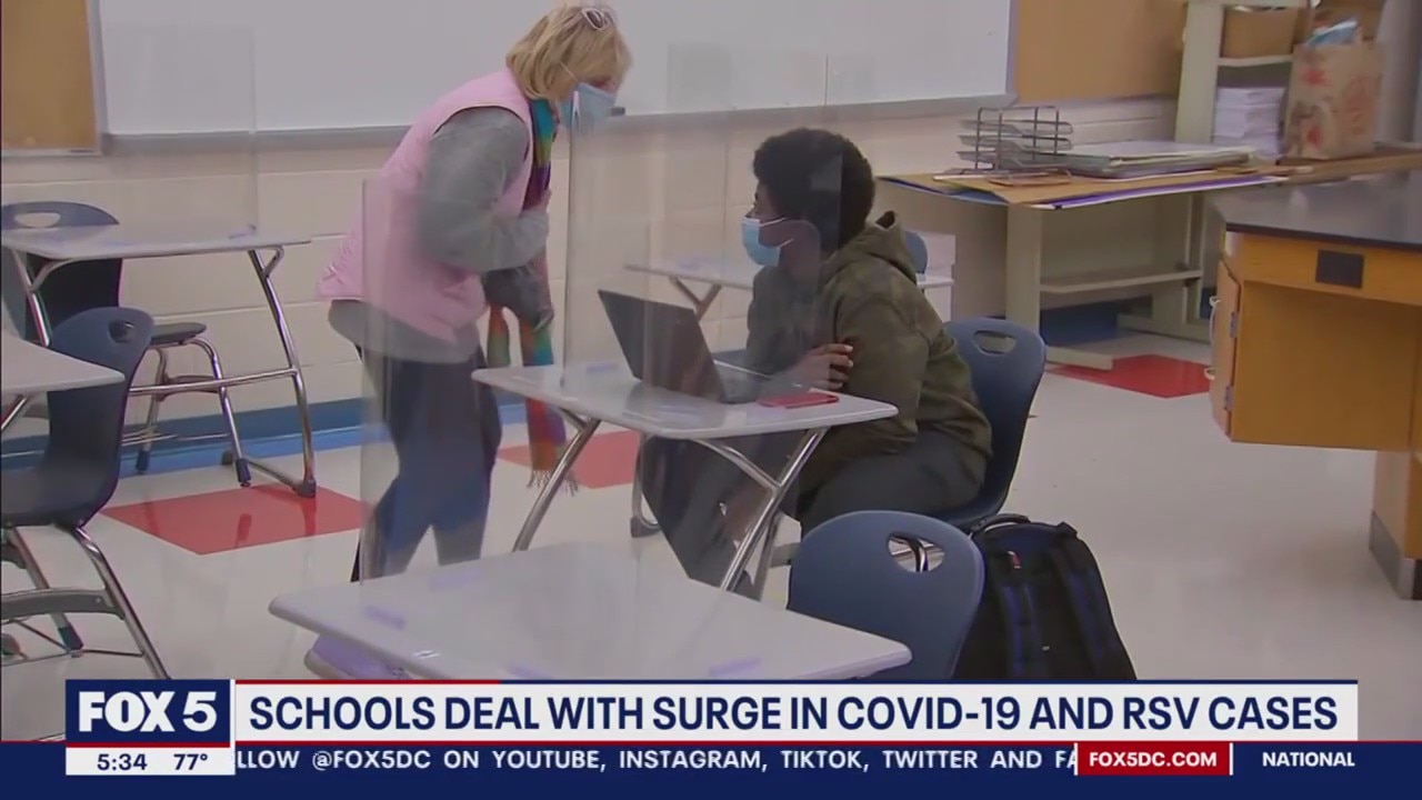 DMV schools deal with surge in COVID-19 and RSV cases