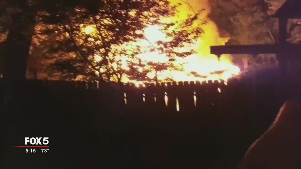 Coach loses home in fire