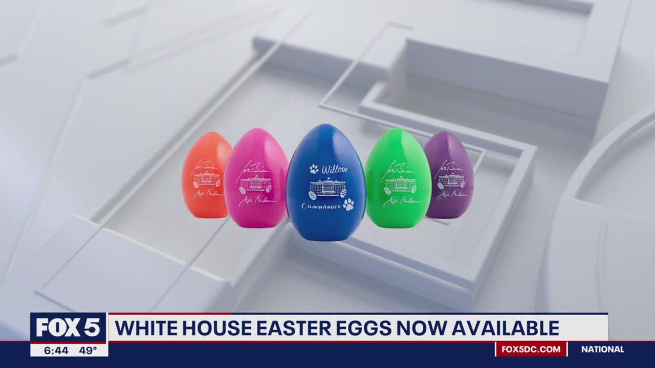 White House Easter eggs now available