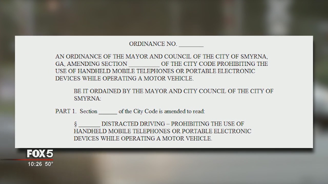 'Hands Free' driving law