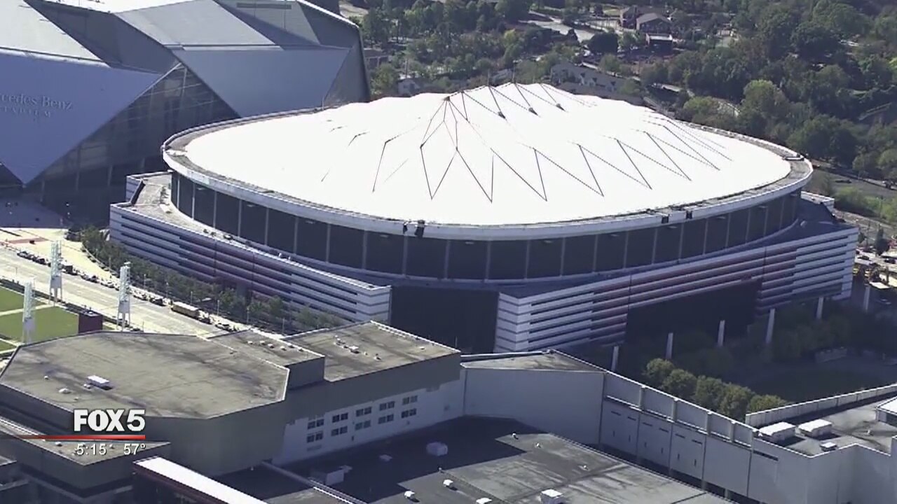 Georgia Dome implosion