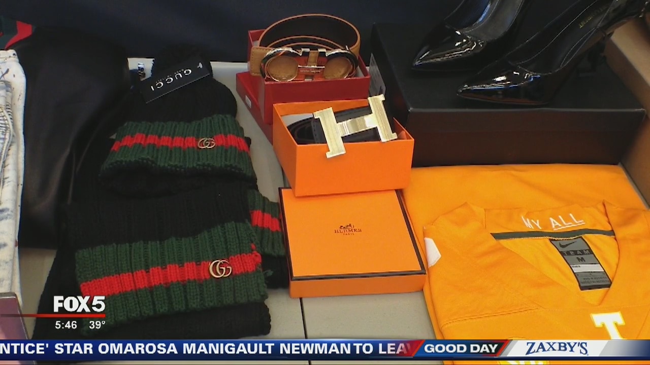 Airport officials warn of seized counterfeit merchandise