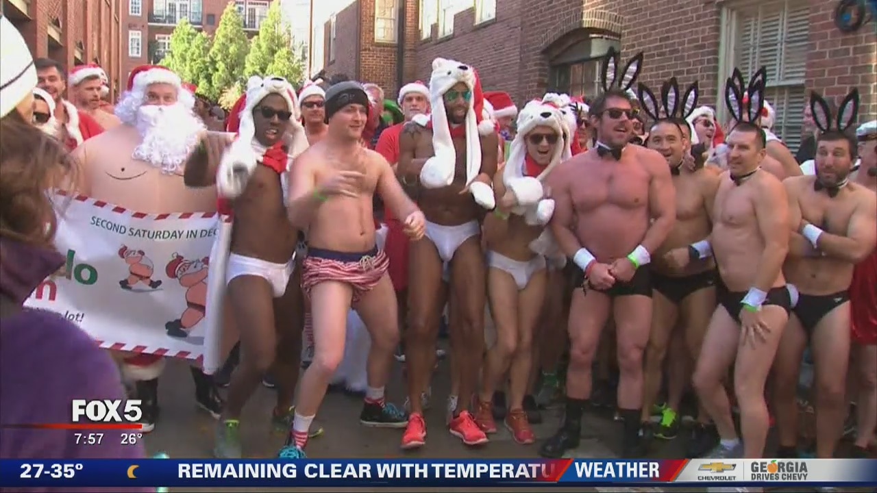 Santa Speedo run in Atlanta