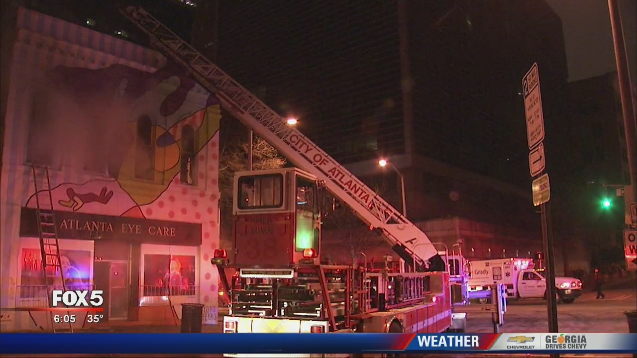 Man found dead in downtown Atlanta fire
