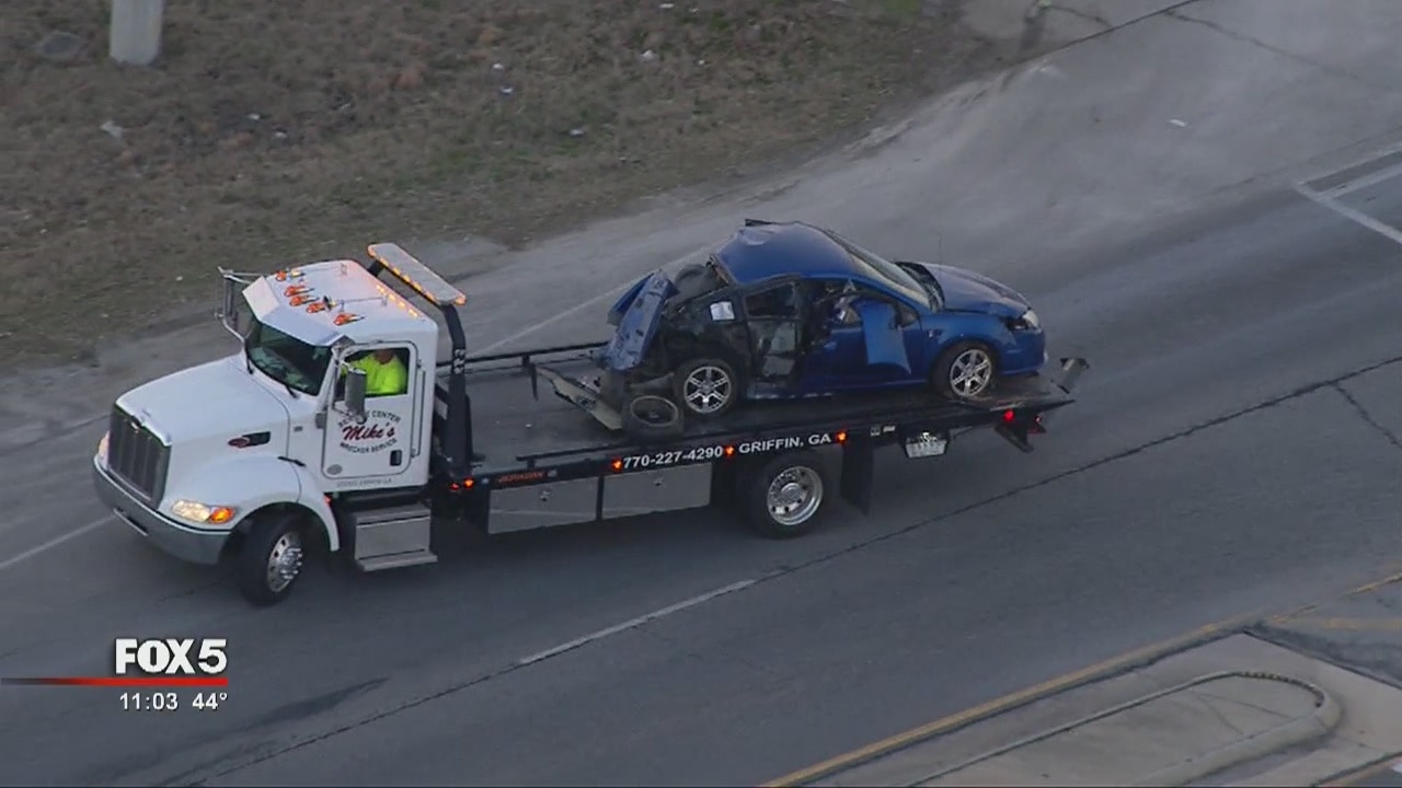 Brief pursuit in Spalding County ends in crash