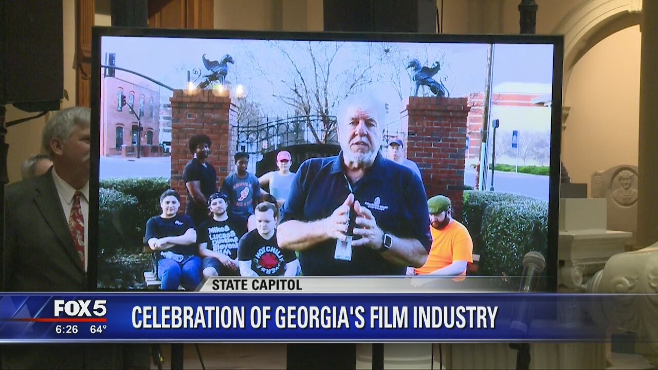 Celebration of Georgia's film industry at the Gold Dome