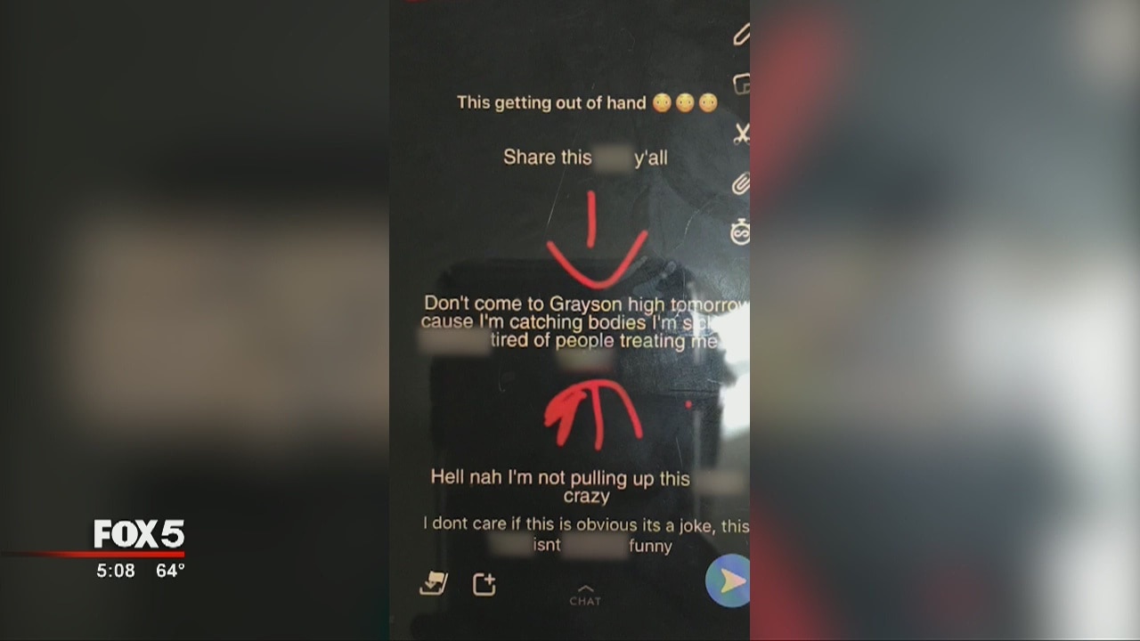 Grayson High School threats made on social media
