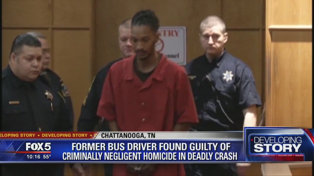 Chattanooga school bus driver found guilty