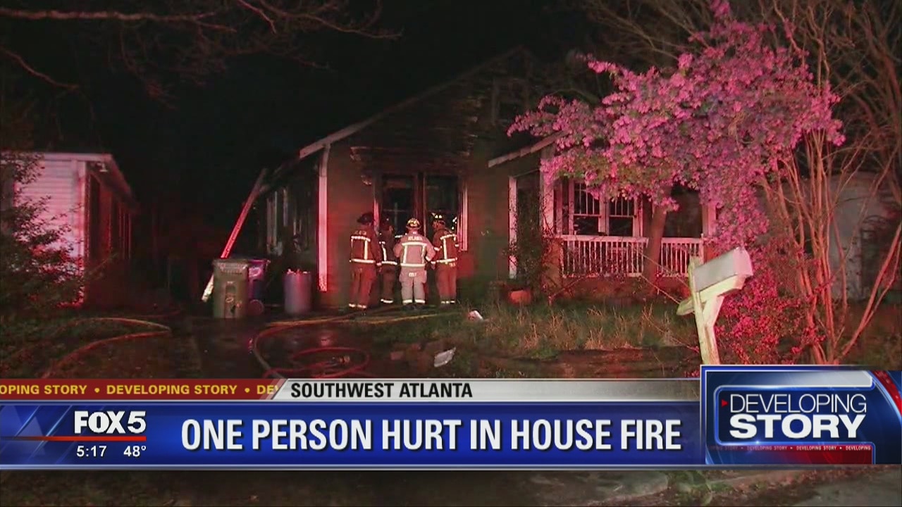 One person hurt in house fire