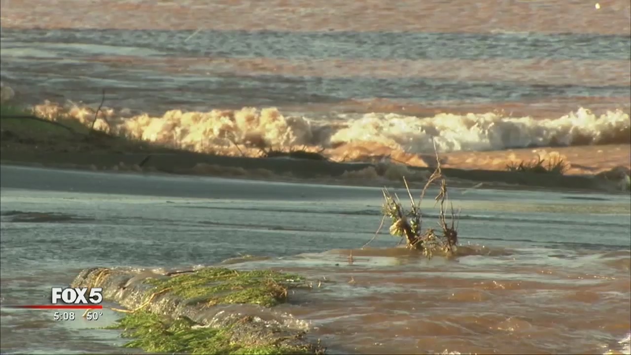 Team Coverage -- DeKalb County water main break