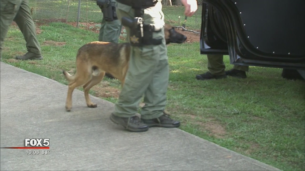 SWAT team descends on drug house