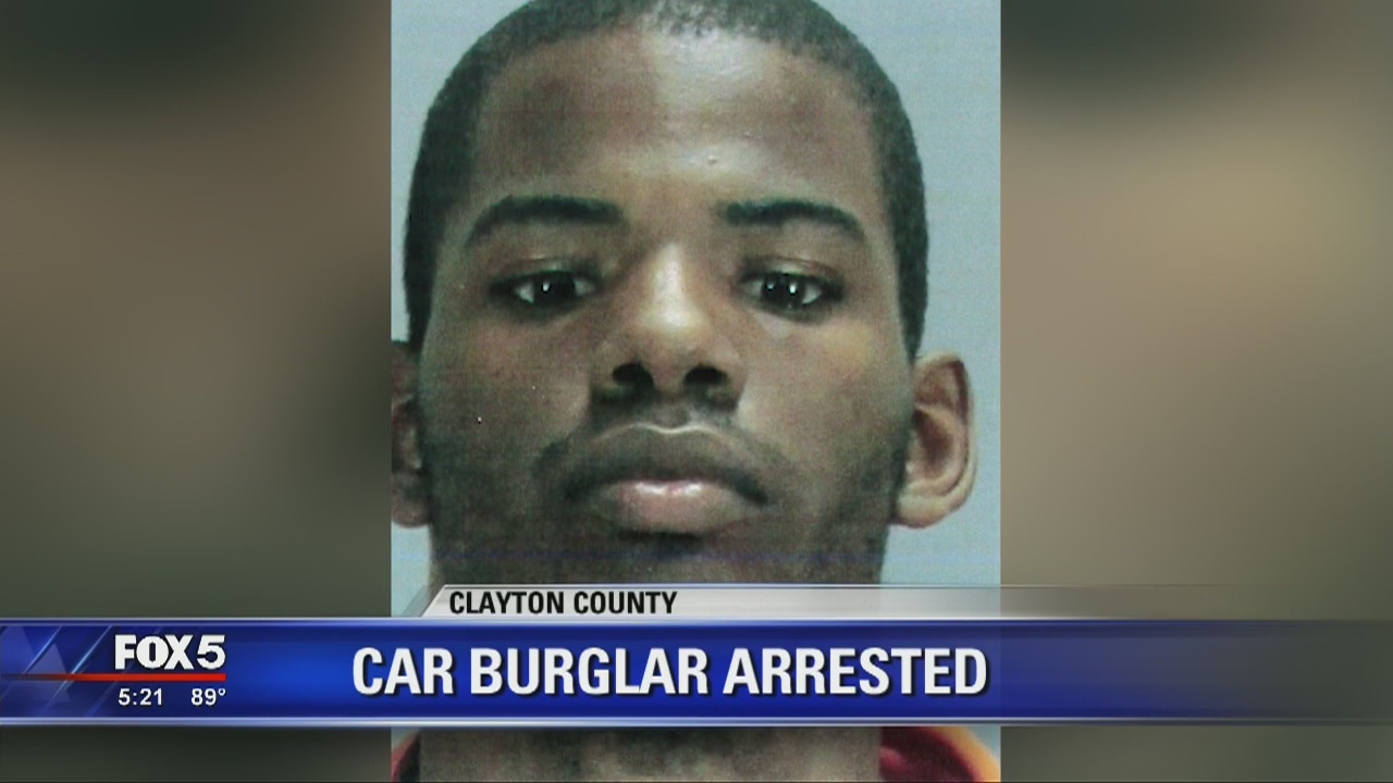 Clayton County car burglary arrest