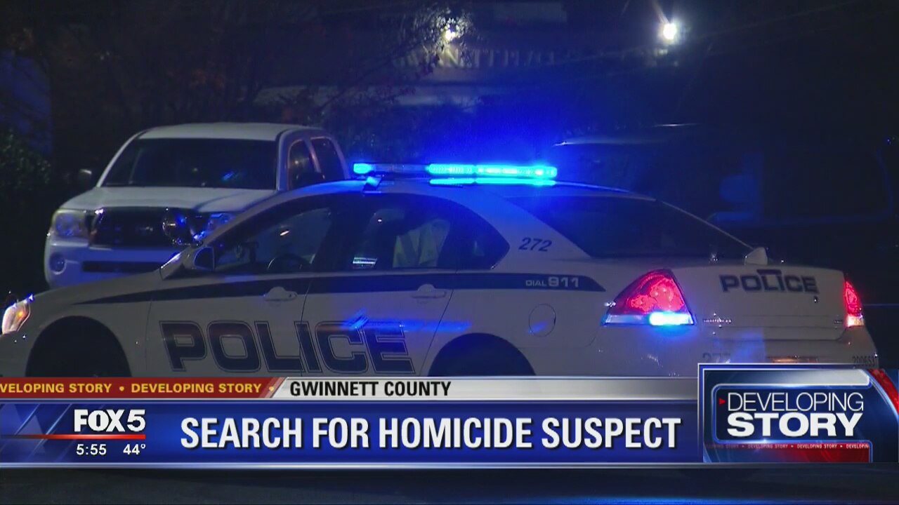 Gwinnett County search for homicide suspect
