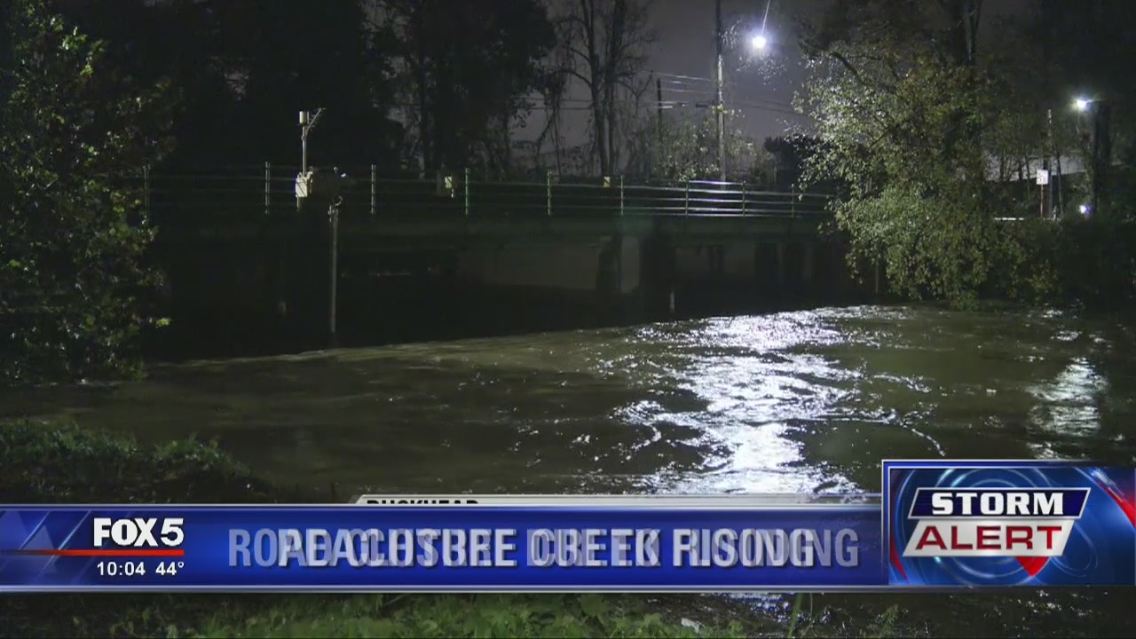 Rising waters in North Georgia