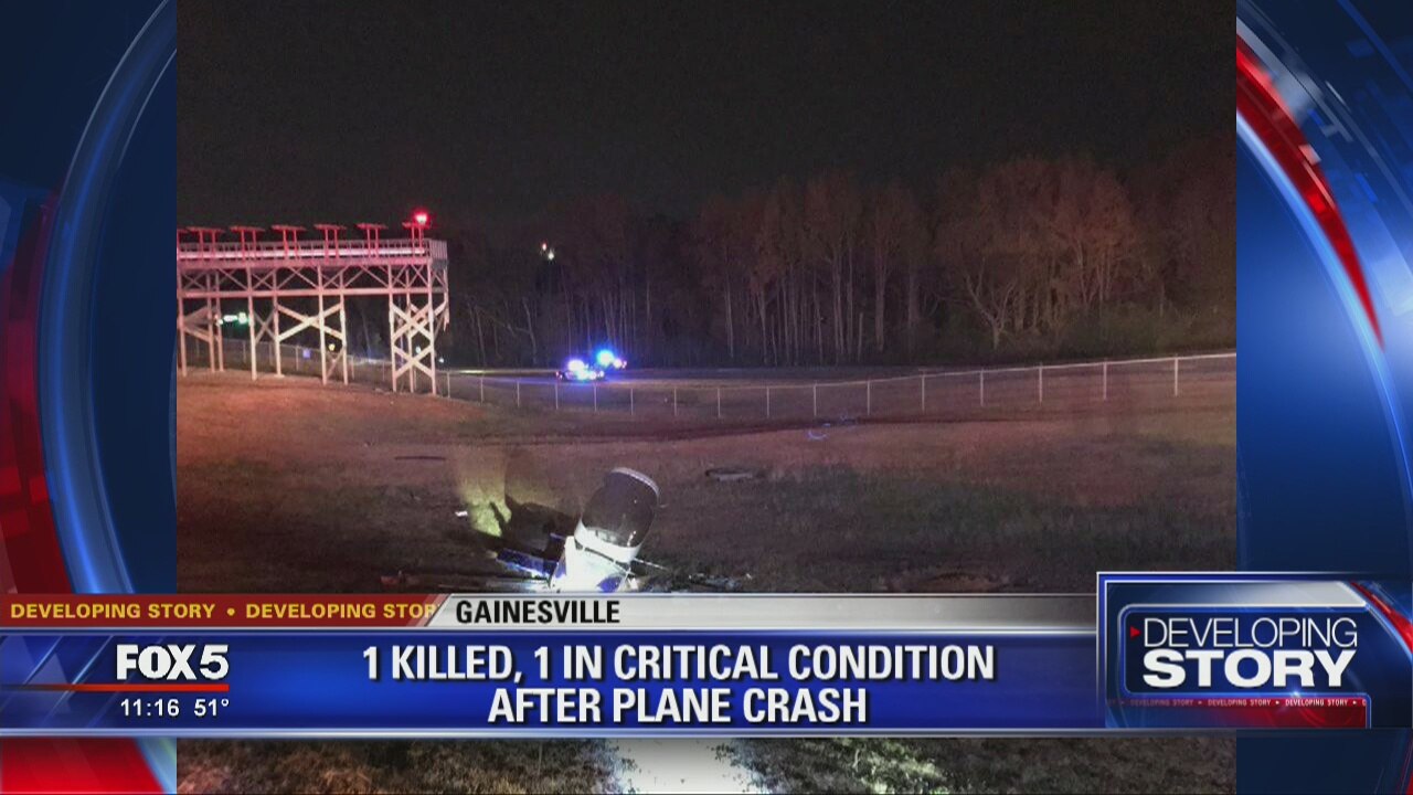 1 killed, 1 in critical condition after plane crash
