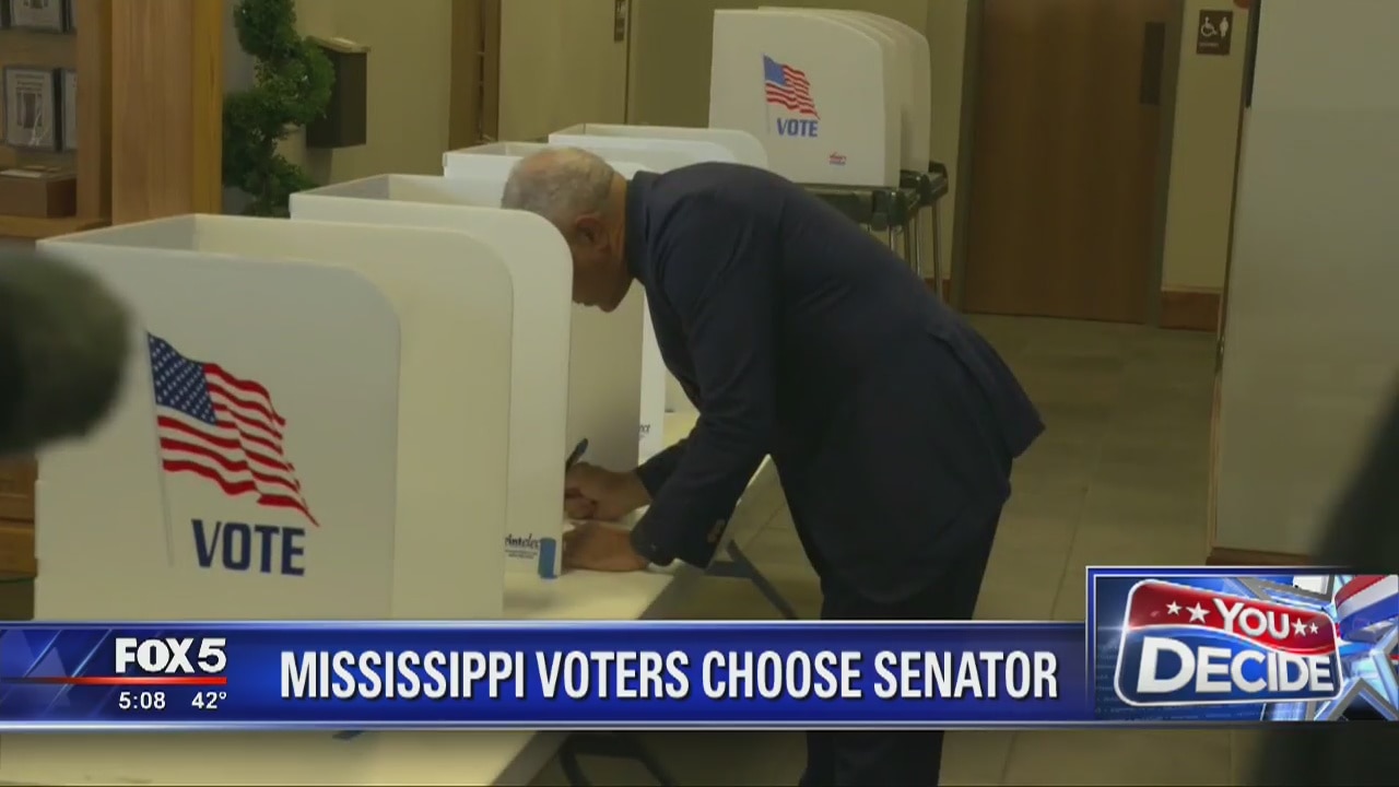 Mississippi voters choose senator