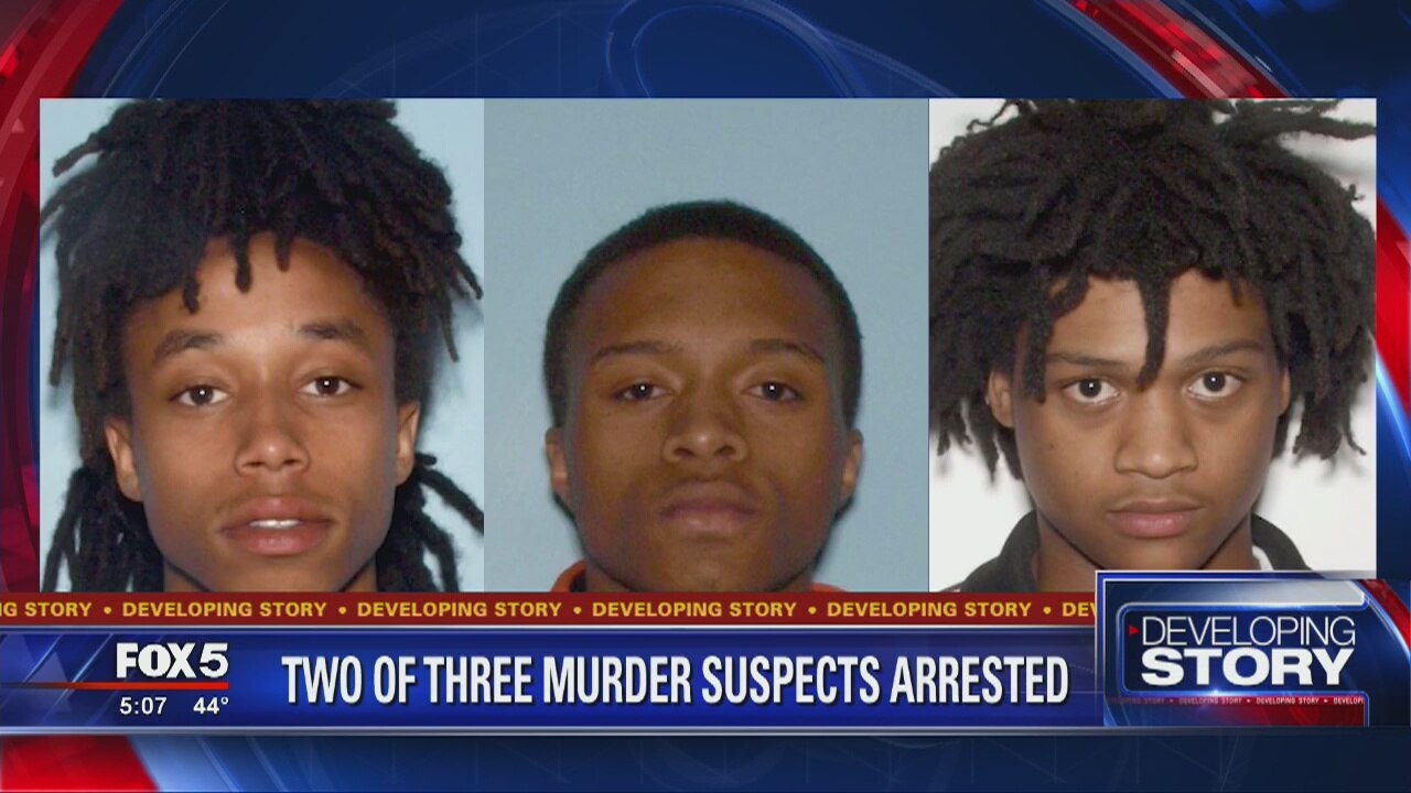 Two of three murder suspects arrested