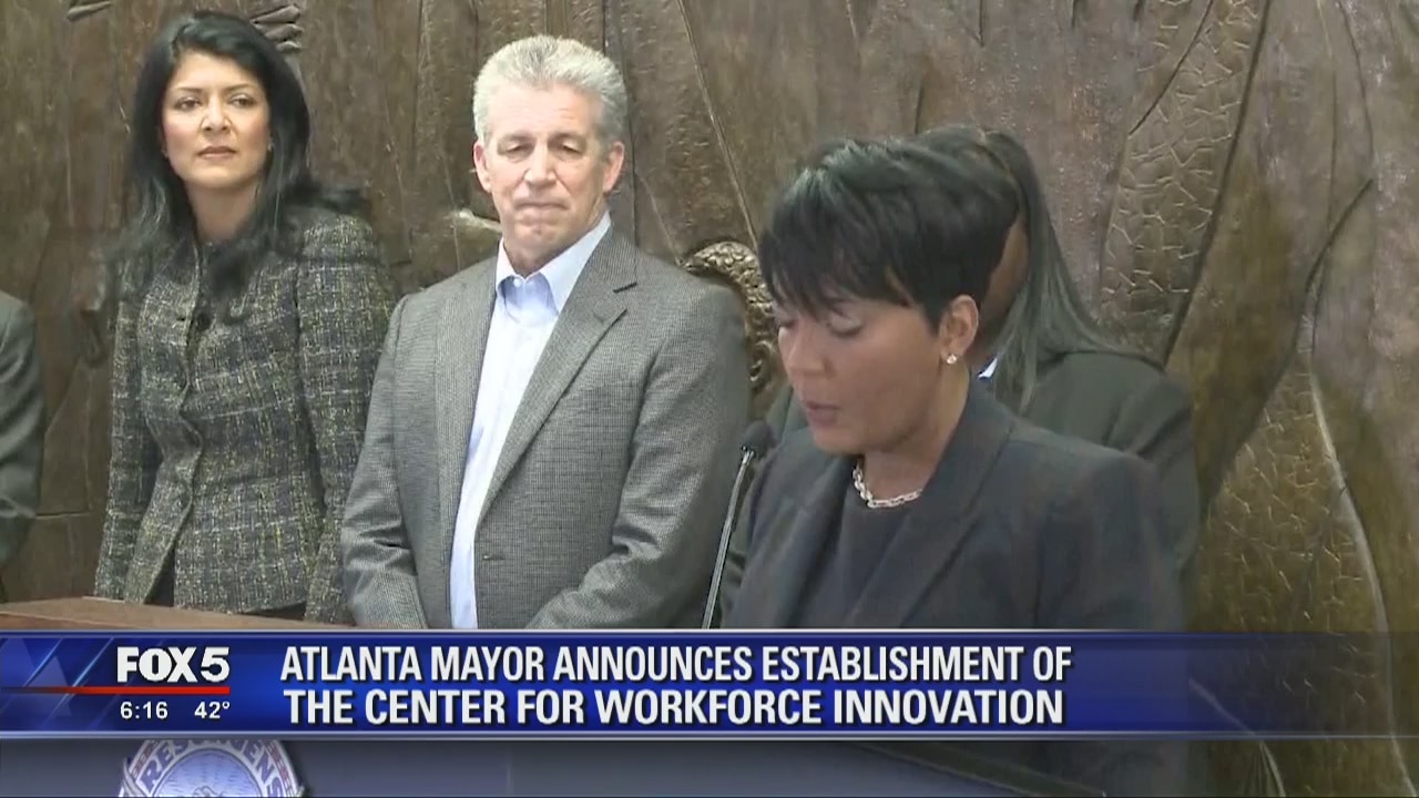 Atlanta mayor announces workforce innovation