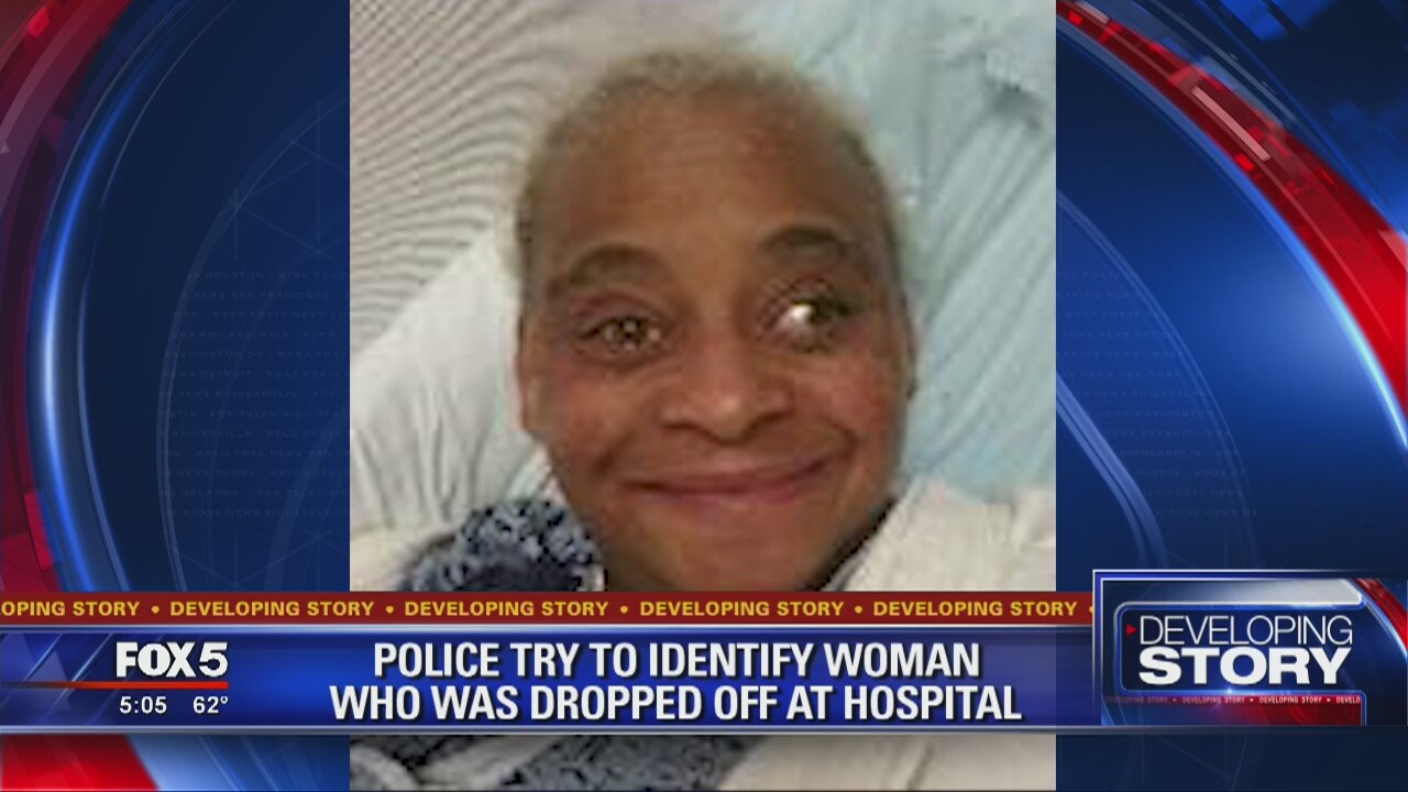Police try to ID woman dropped off at hospital