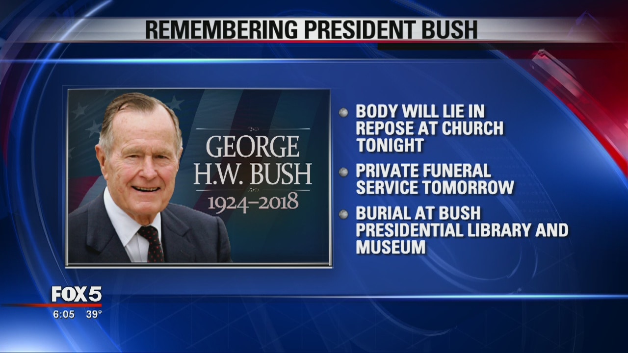 A tribute to former President Bush