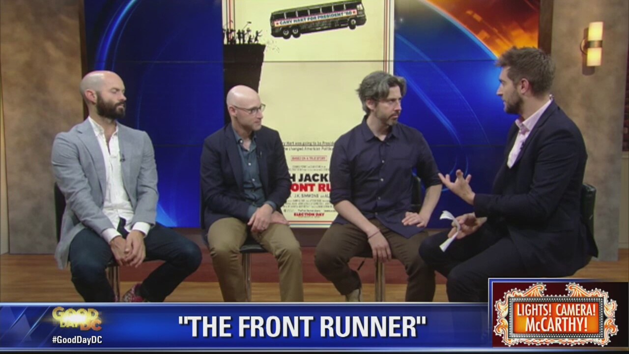 Jason Reitman and filmmakers for The Front Runner