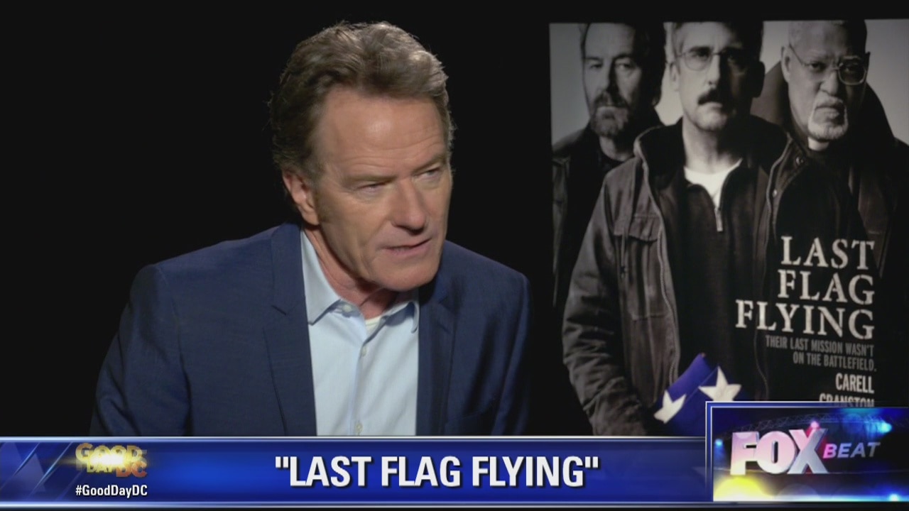 'Last Flag Flying' stars Bryan Cranston and Laurence Fishbourne