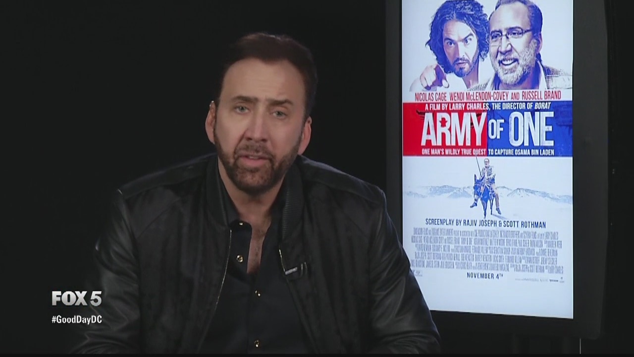 FOX Beat: Nicolas Cage stars in new film, 'Army Of One'