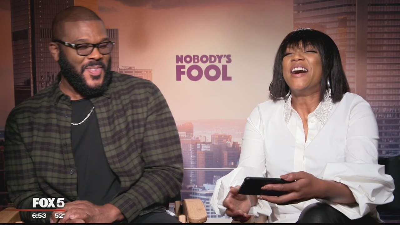 Tiffany Haddish, Ike Barinholtz share a laugh