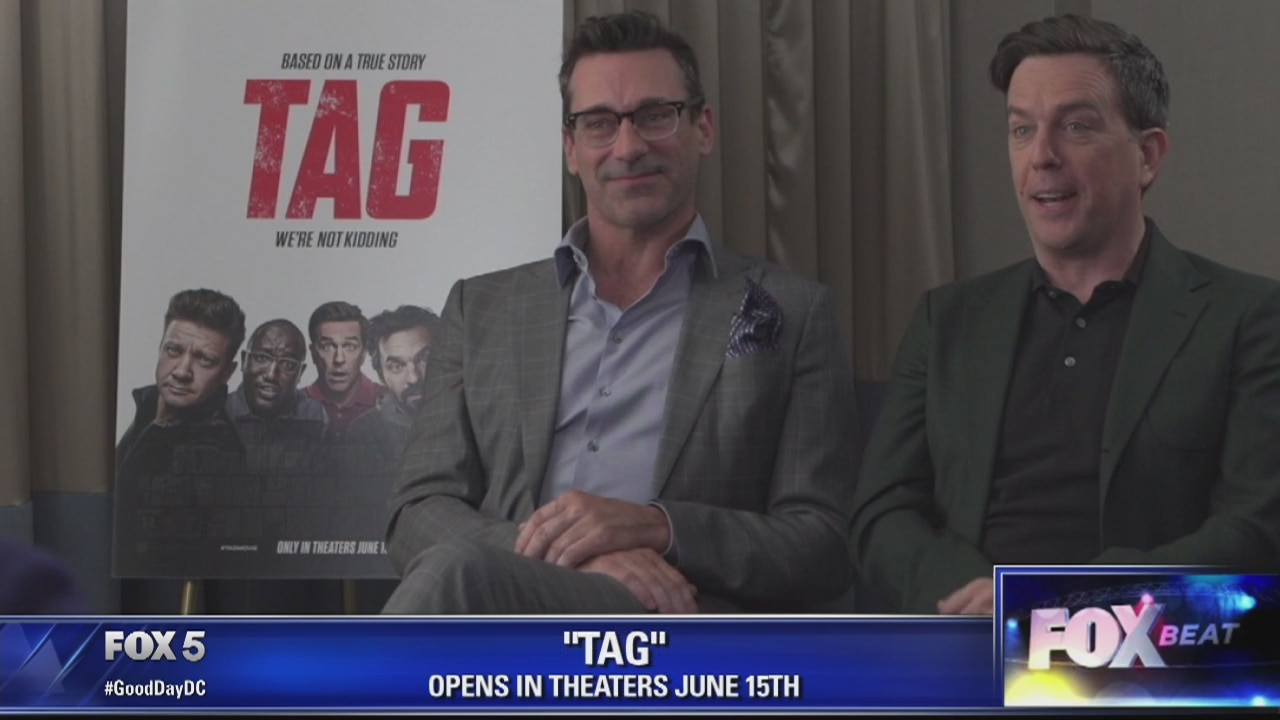 Ed Helms and Jon Hamm star in new film, Tag