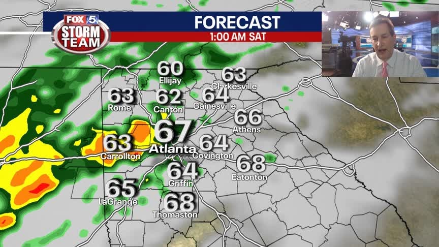 Friday Evening Weather Update