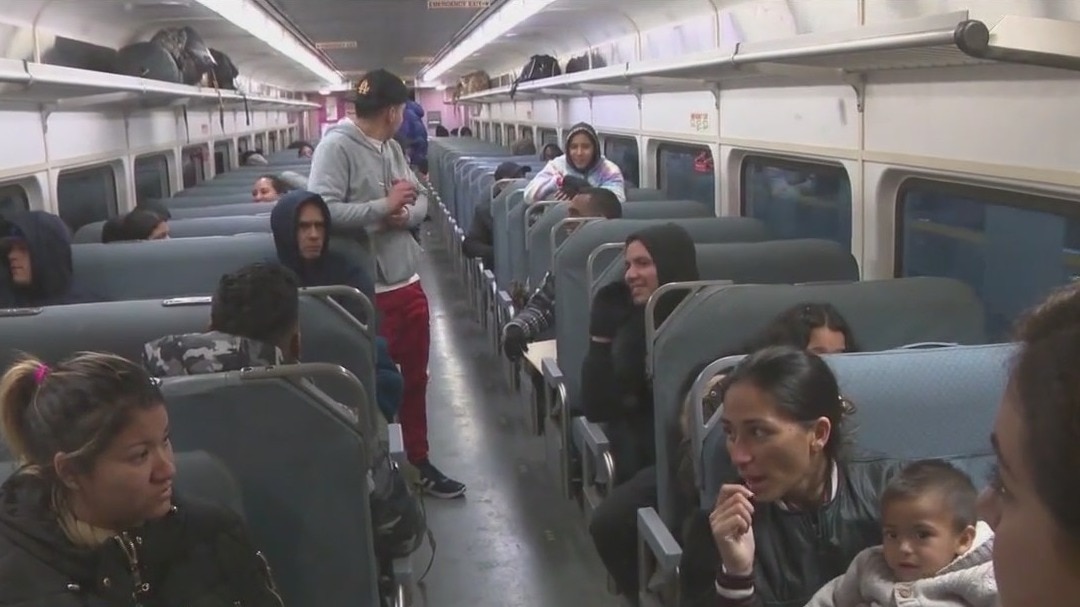 Migrant's journey from NJ to NYC