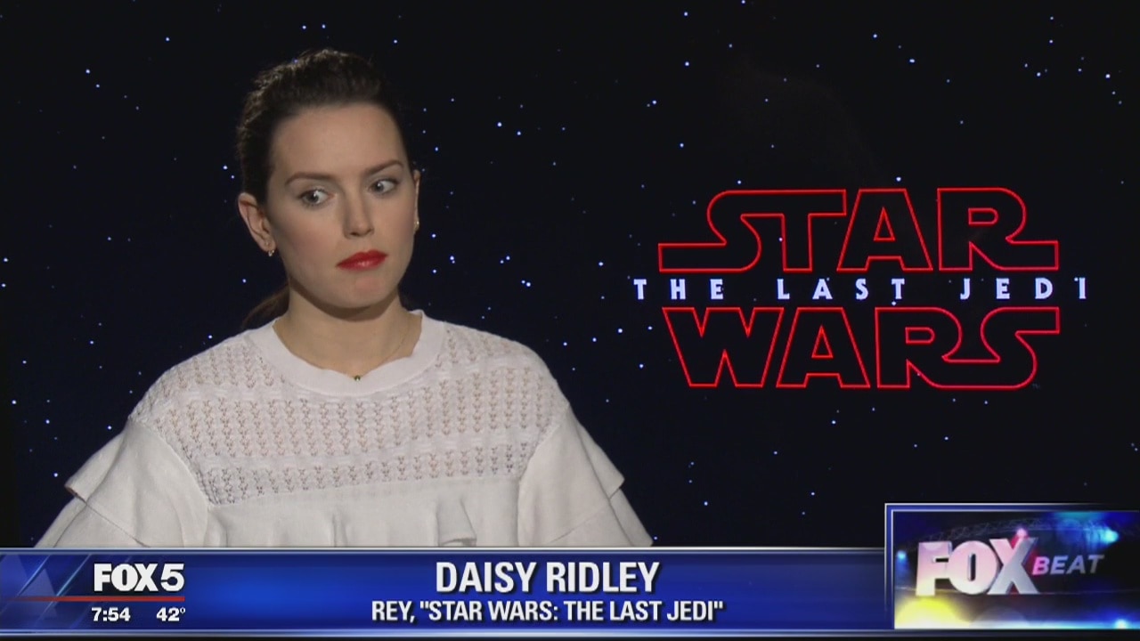 Daisy Ridley stars in 'Star Wars: The Last Jedi' PART 2